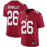 Youth Nike Giants 26 Saquon Barkley Red Alternate Vapor Untouchable Limited Jersey Dzhi,baseball caps,new era cap wholesale,wholesale hats